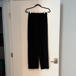 Aritzia always effortless pants. Short. Classic High-Waist Black Dress Pants.